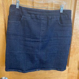 Denim Skort by Soft Surroundings